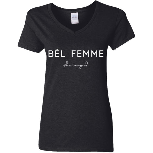 Bel Femme Ladies' V-Neck T-Shirt
